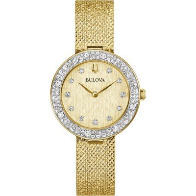 Bulova Crystal Collection 98L321 Champagne Uhr