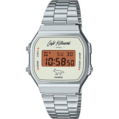 Casio Vintage A168WECK-7A Café Kitsumé Uhr