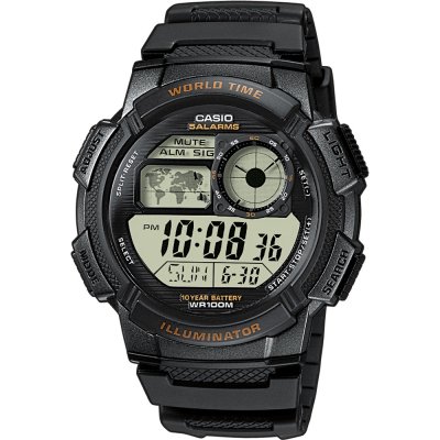 Casio Collection AE-1000W-1AV World Time Uhr