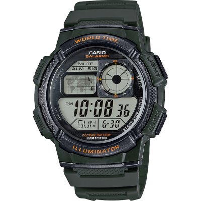 Casio Collection AE-1000W-3AV World Time Uhr