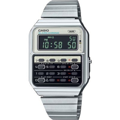 Casio Vintage CA-500WE-7B Retro Pop Calculator Uhr