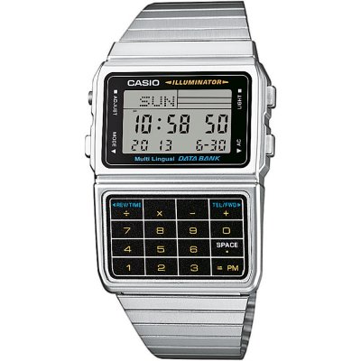 Casio Vintage DBC-611E-1 Databank Calculator Uhr
