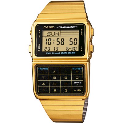 Casio Vintage DBC-611GE-1 Databank Calculator Uhr