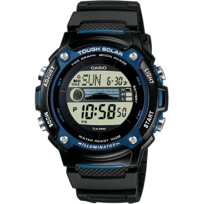 Casio Sport W-S210H-1AV Sports Tide Graph Uhr