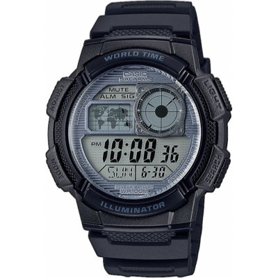 Casio Collection AE-1000W-7AV World Time Uhr