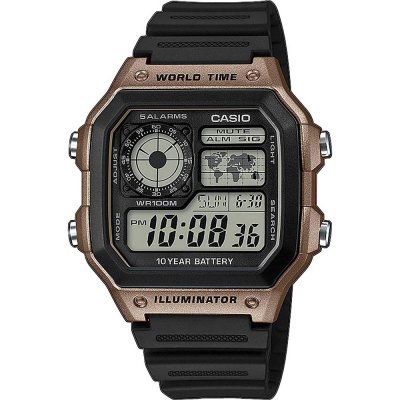 Casio Collection AE-1200WH-5AV World Time Uhr