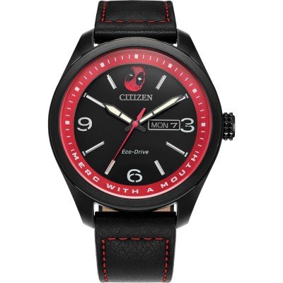 Citizen AW0145-02W Here Comes Deadpool Uhr