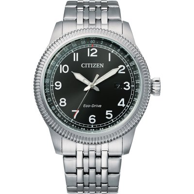 Citizen Sport BM7480-81E Eco-Drive retro style watch Uhr