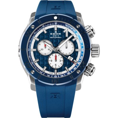 Edox 10221-3BU9-BUIN9 Chronoffshore -1 Uhr