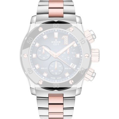 Edox ED-BA-10255 357RM Co-1 Chronolady Band