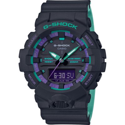 G-Shock Classic Style GA-800BL-1A Ana-Digi - 90s Color Accent Uhr