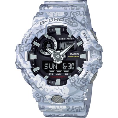 G-Shock Classic Style GA-700CG-7A Celestial Guardian - White Tiger Uhr
