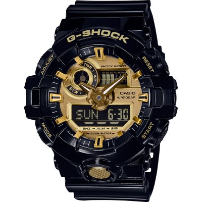 G-Shock Classic Style GA-710GB-1A Streetwear - Garrish Black Uhr
