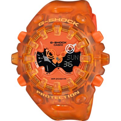 G-Shock Classic Style GA-V01SKE-4AER Big Case Transparant Uhr