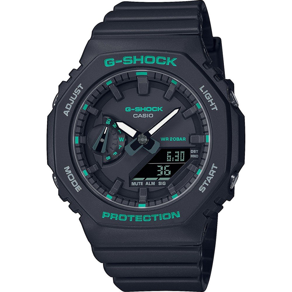 G-Shock G-MS GMA-S2100GA-1AER Green Accent Colors Uhr