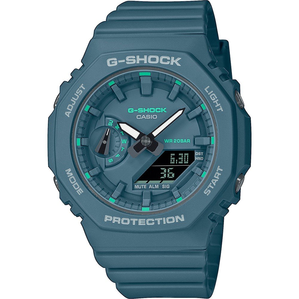 G-Shock G-MS GMA-S2100GA-3AER Green Accent Colors Uhr