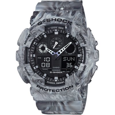 G-Shock Classic Style GA-100MM-8A Marble Camouflage Uhr