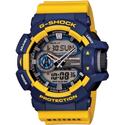 G-Shock Classic Style GA-400-9B Rotary Switch Uhr