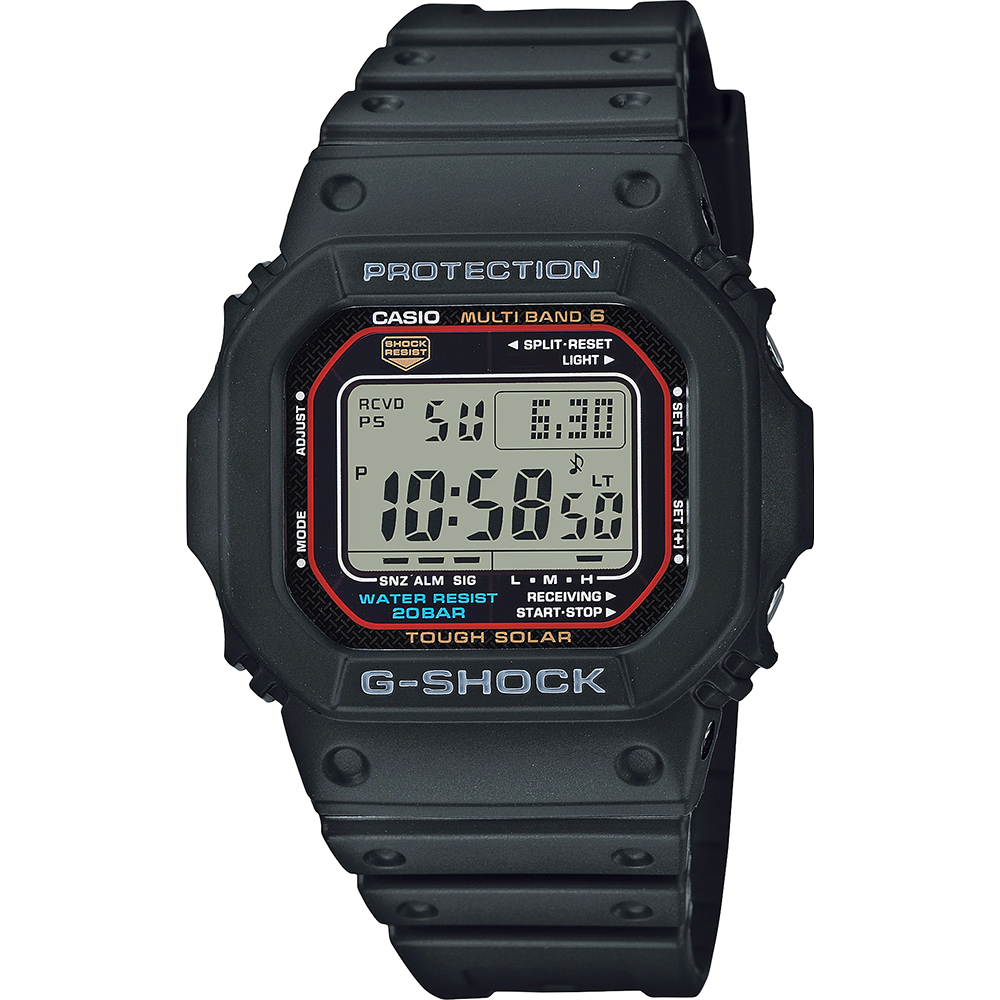G-Shock Classic Style GW-M5610U-1ER Solar Waveceptor Uhr
