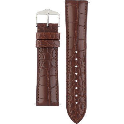 Hirsch 10220719-2-22 Genuine Alligator Strap