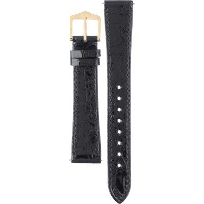 Hirsch 18900850-1-16 Genuine Croco Strap