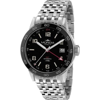 Mondia MI-823-SS-BK-CM Heritage 1946 GMT Uhr