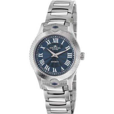 Mondia MS-206-SS-BLRM-CM Affinity Symbol Uhr