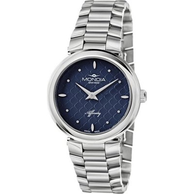 Mondia MS-211-SS-04BL-CM Affinity City Uhr