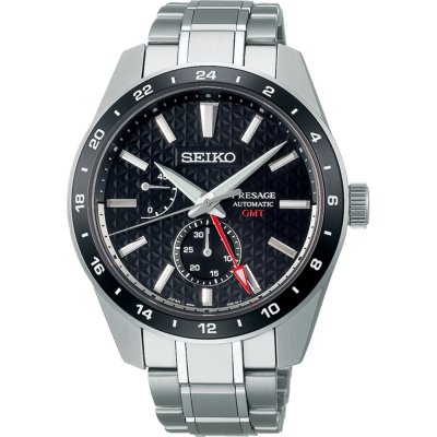 Seiko Sharp Edged SPB221J1 Presage Sharp Edged GMT Uhr
