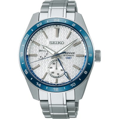 Seiko Sharp Edged SPB223J1 Presage Sharp Edged GMT - 140th Anniversary Uhr