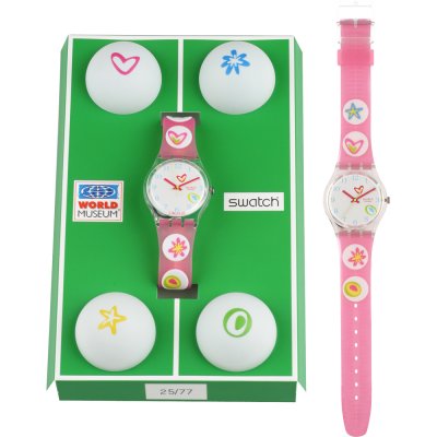 Swatch Packaging Specials GE177PACK 7th Swatch Fair (Pink Candy) Uhr