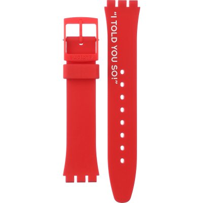 Swatch Plastic - Originals Medium (34mm) /Access/Solar/Musicall/Stop - G/SK/SL/SR/SS/SO28 AGZ713 All about mom Strap