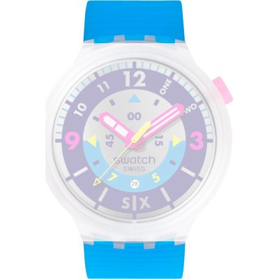 Swatch ASB01K400 Neon Hielo Band