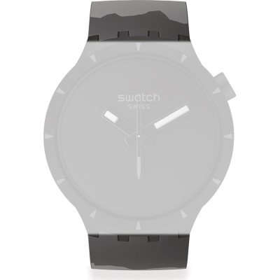 Swatch Plastic - BigBold - SB0/SO27 ASB03B110 Basalt Band