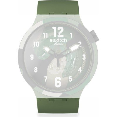 Swatch ASB05G108-5300 Look right through green pay! Band