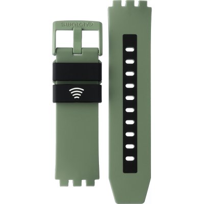 Bracelet Swatch Plastic - BigBold - SB0/SO27 ASB05G108 SB05G108 Look right through green pay!