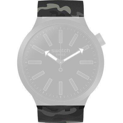 Swatch Plastic - BigBold - SB0/SO27 ASO27B106-5300 BBnitepay! Band