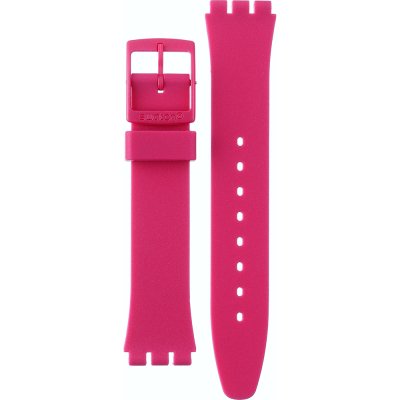 Swatch Plastic - Originals Medium (34mm) /Access/Solar/Musicall/Stop - G/SK/SL/SR/SS/SO28 ASO28P110 Fantastic Fuchsia Band