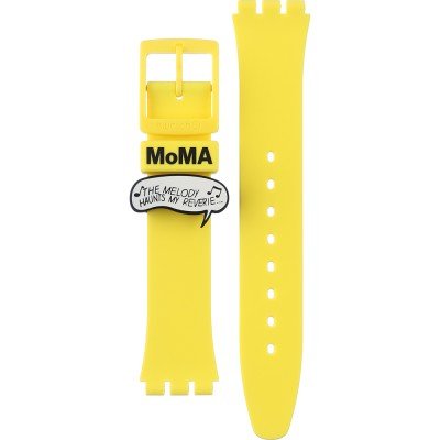 Swatch Plastic - Originals Medium (34mm) /Access/Solar/Musicall/Stop - G/SK/SL/SR/SS/SO28 ASO28Z117 Reverie by Roy Lichtenstein Band