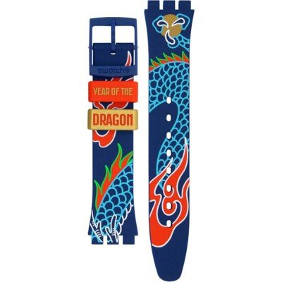 Swatch ASO28Z125 Dragon in waves Band
