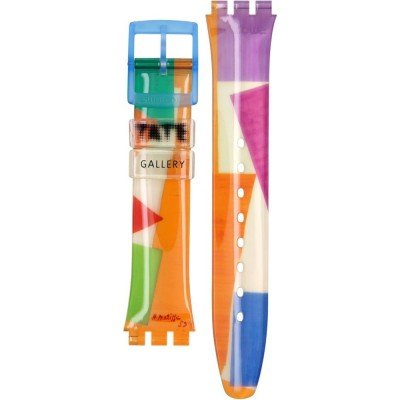 Swatch Plastic - Originals Medium (34mm) /Access/Solar/Musicall/Stop - G/SK/SL/SR/SS/SO28 ASO28Z127 Matisse's Snail Band