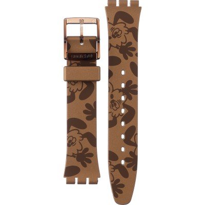 Swatch Plastic - Originals Medium (34mm) /Access/Solar/Musicall/Stop - G/SK/SL/SR/SS/SO28 ASO28Z701 Vic Bronze by Verdy Band