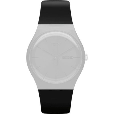 Swatch Plastic - Originals Large (41mm) SUO/SO29/SO32 ASO29B706 Black Rebel Again Band