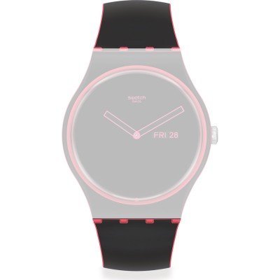 Swatch Plastic - Originals Large (41mm) SUO/SO29/SO32 ASO29P700 Minimal Line Pink Band