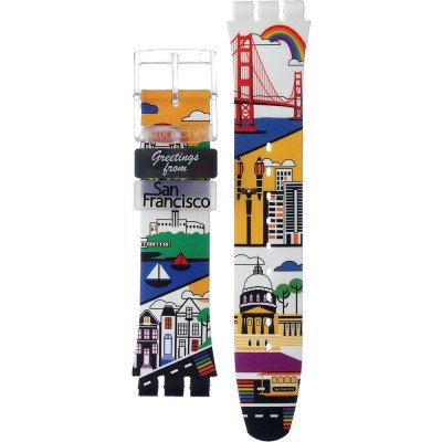 Swatch Plastic - Originals Large (41mm) SUO/SO29/SO32 ASO29Z103 Gates Of Love Band