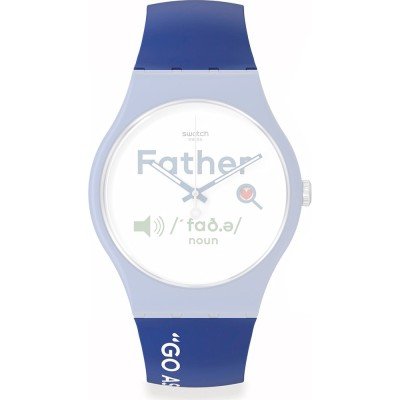 Swatch Plastic - Originals Large (41mm) SUO/SO29/SO32 ASO29Z704 All about dad Band