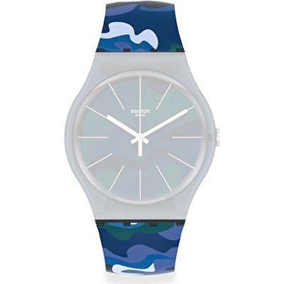 Swatch ASUON140 Camouclouds Band