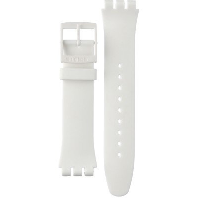 Swatch Plastic - Originals Large (41mm) SUO/SO29/SO32 ASUOW100 SUOW100 White Lacquered Band