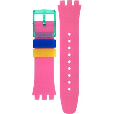 Swatch Plastic - New Chrono - SUS ASUSG408 Neon Flash Arrow Band