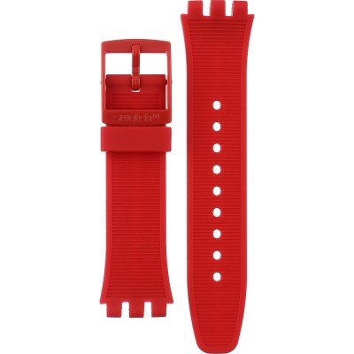 Swatch Plastic - New Chrono - SUS ASUSR407 Primarily red Band